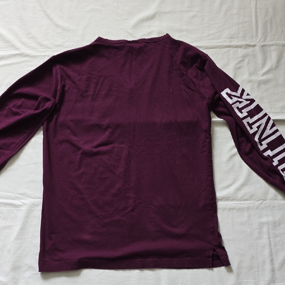 PINK Victoria's Secret Maroon V-Neck Sweater - Picture 5 of 7